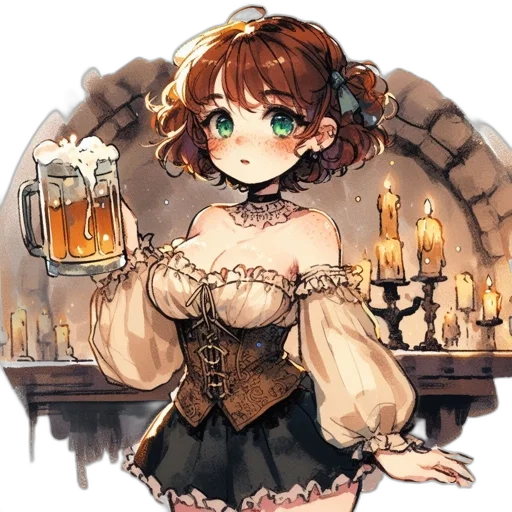 dress, staff, crown, jewelry transparent PNG cut-out