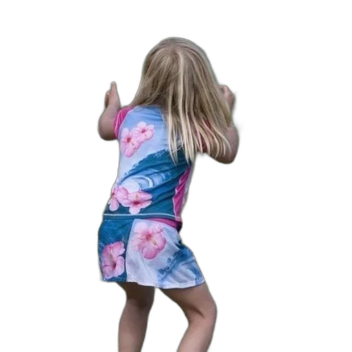 dress, jacket, vaporwave, young transparent PNG cut-out