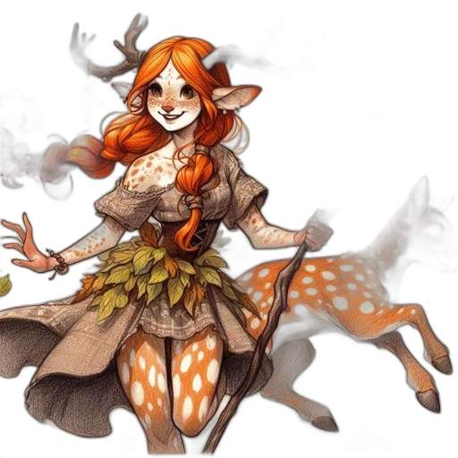 dress, fantasy art, concept art, watercolor transparent PNG cut-out
