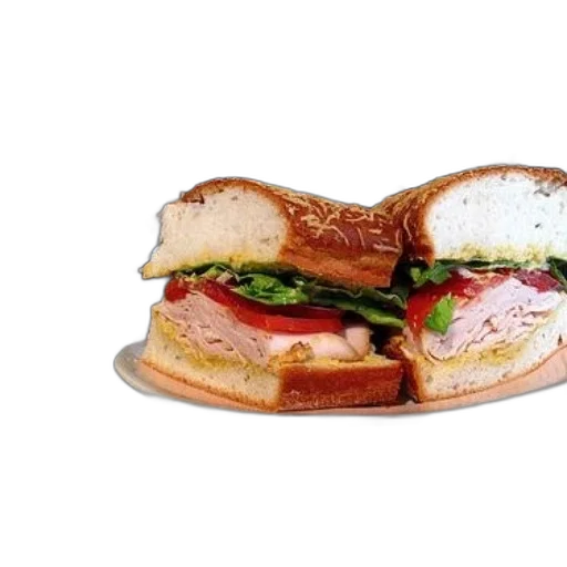 food, photorealistic, 3d render, sandwich transparent PNG cut-out