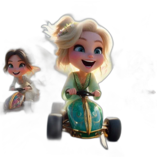 dress, concept art, 3d render, fantasy art transparent PNG cut-out