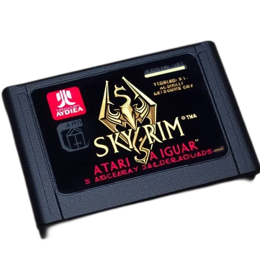 cyberpunk, atari, jaguar, cartridge transparent PNG cut-out