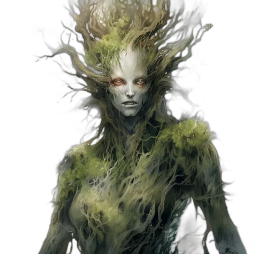 creature, hair, face, mask transparent PNG cut-out