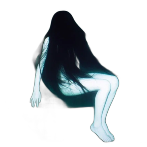 dress, hair, creature, mask transparent PNG cut-out