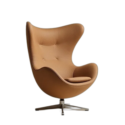 furniture, 3d render, earth tones, arne transparent PNG cut-out