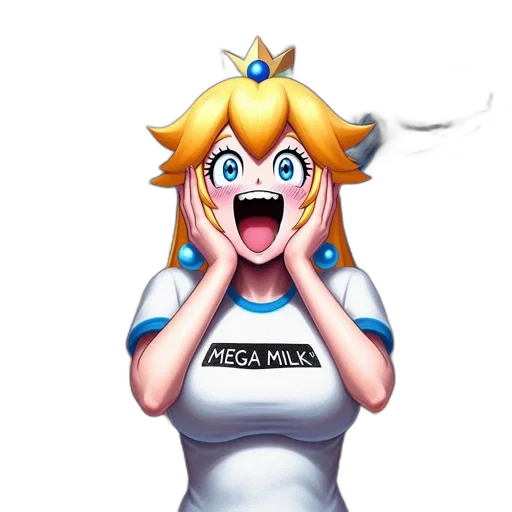 dress, crown, face, pixel art transparent PNG cut-out