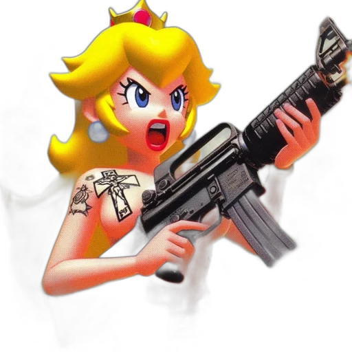 weapon, pixel art, 3d render, concept art transparent PNG cut-out