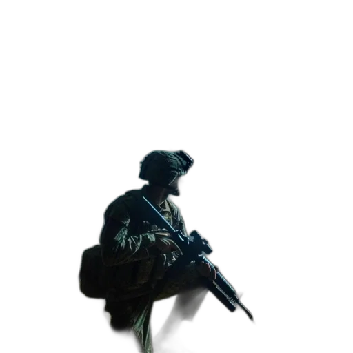 weapon, jacket, animal, staff transparent PNG cut-out
