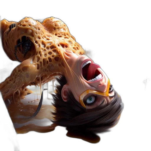 creature, mask, face, shoes transparent PNG cut-out