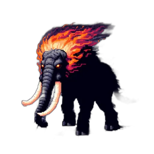 creature, animal, dragon, staff transparent PNG cut-out