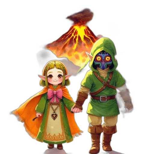 mask, staff, concept art, fantasy art transparent PNG cut-out