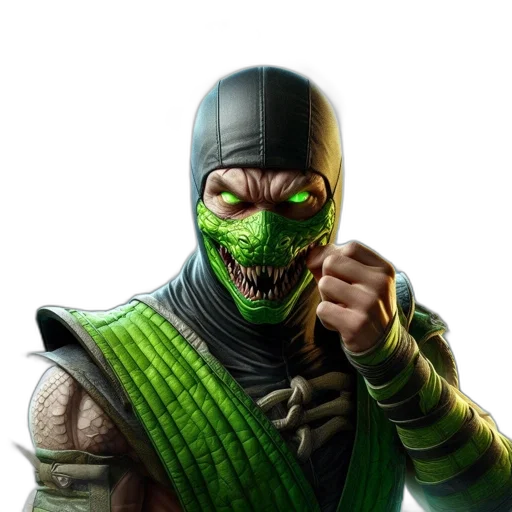 mask, concept art, comic book art, fantasy art transparent PNG cut-out