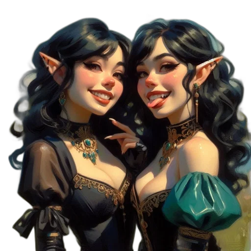 fantasy art, concept art, oil painting, pixel art transparent PNG cut-out