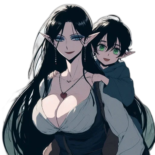 anime, pixel art, concept art, fantasy art transparent PNG cut-out