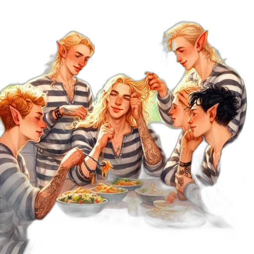 food, concept art, comic book art, fantasy art transparent PNG cut-out