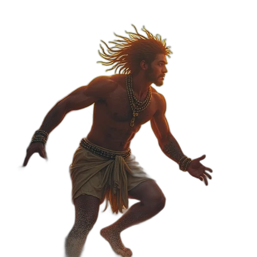 creature, hair, staff, animal transparent PNG cut-out