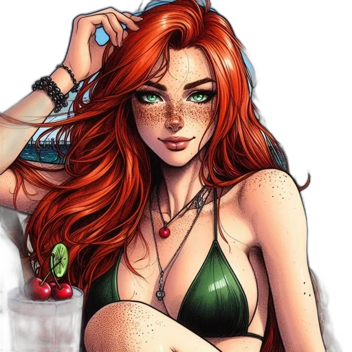 comic book art, fantasy art, cartoon, concept art transparent PNG cut-out