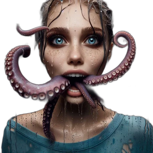 creature, animal, face, hair transparent PNG cut-out