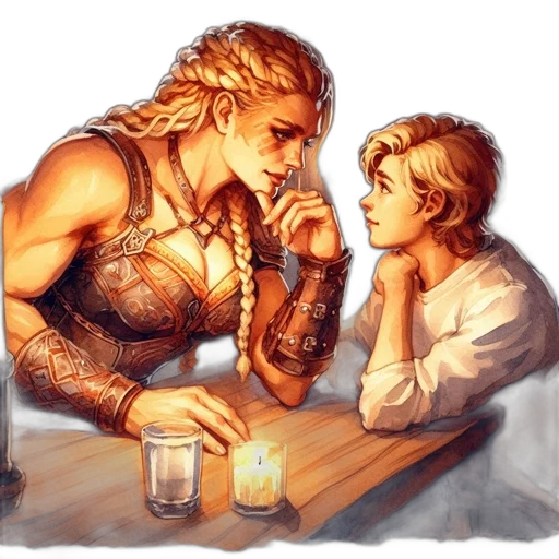fantasy art, concept art, comic book art, pixel art transparent PNG cut-out