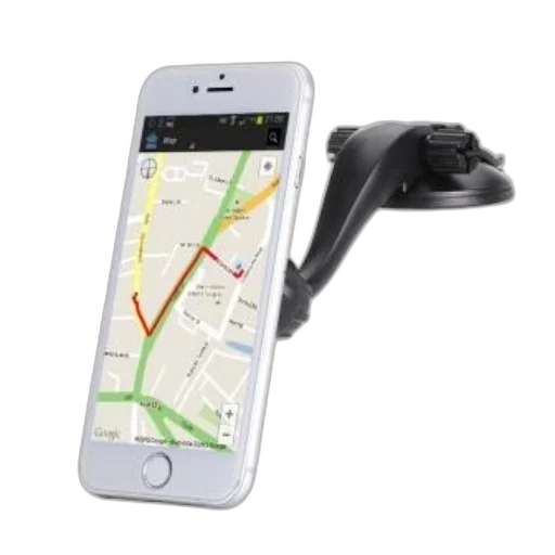 smartphone, navigation, map, displayed transparent PNG cut-out