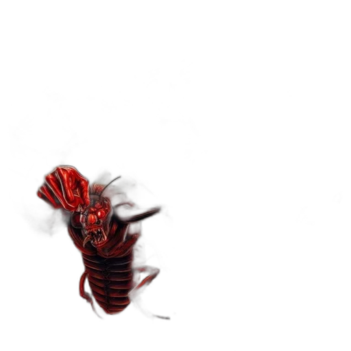creature, animal, hair, weapon transparent PNG cut-out