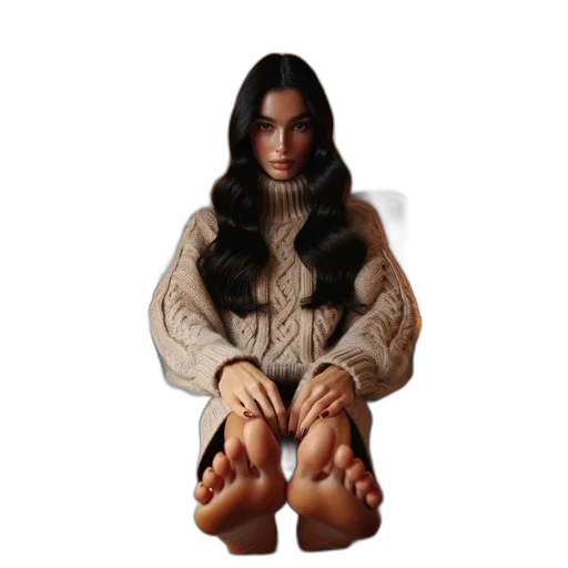 hair, jacket, shoes, creature transparent PNG cut-out