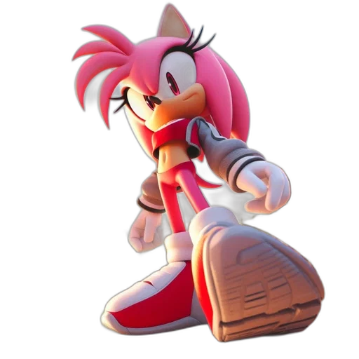 weapon, staff, animal, 3d render transparent PNG cut-out