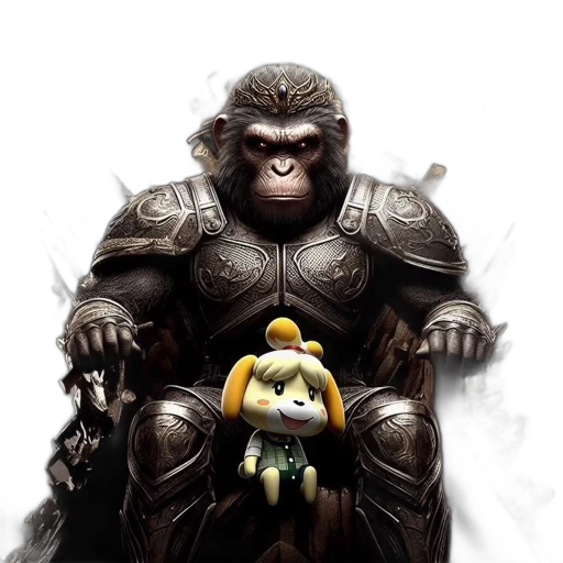 animal, concept art, fantasy art, comic book art transparent PNG cut-out