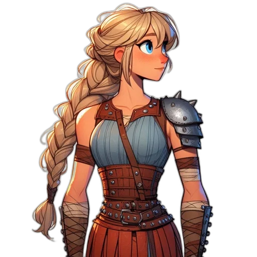 dress, sword, staff, dragon transparent PNG cut-out