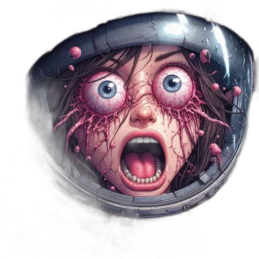 creature, face, mask, concept art transparent PNG cut-out