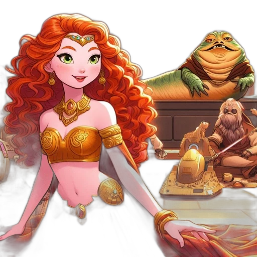 concept art, fantasy art, comic book art, cartoon transparent PNG cut-out