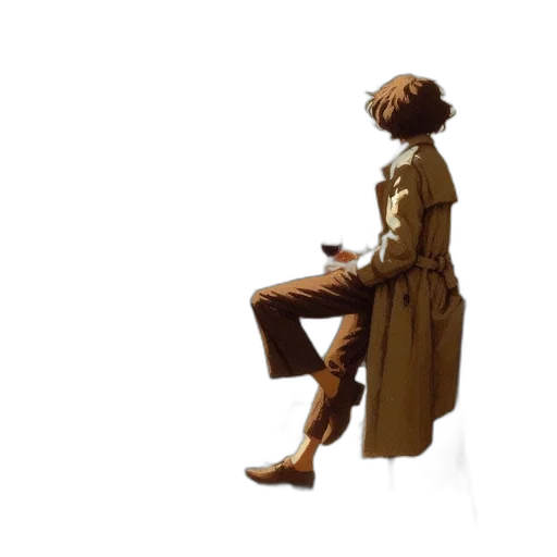 staff, dress, jacket, concept art transparent PNG cut-out