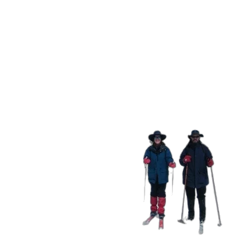 staff, umbrella, hat, jacket transparent PNG cut-out
