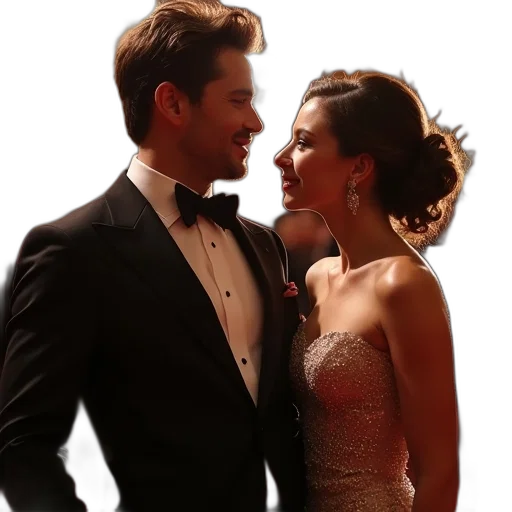 brad, angelina, japan, premiere transparent PNG cut-out