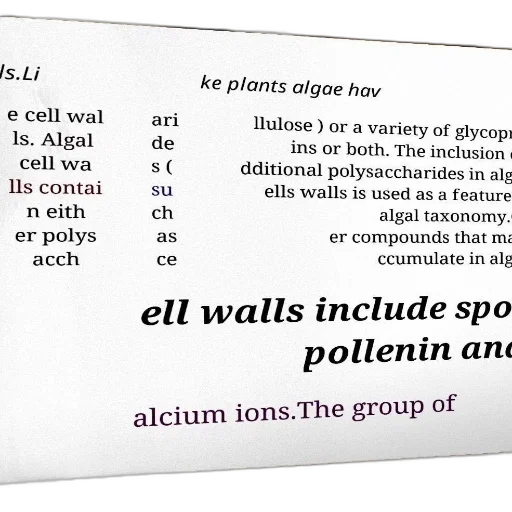 diagram, explaining, structure, algal transparent PNG cut-out