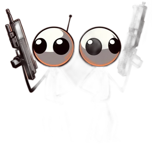 weapon, concept art, pixel art, cartoon transparent PNG cut-out