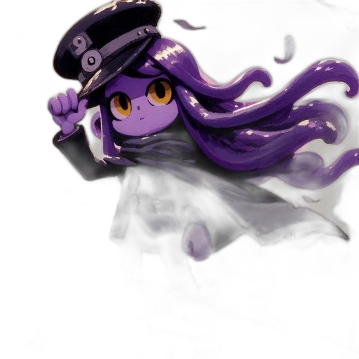 hat, crown, staff, creature transparent PNG cut-out