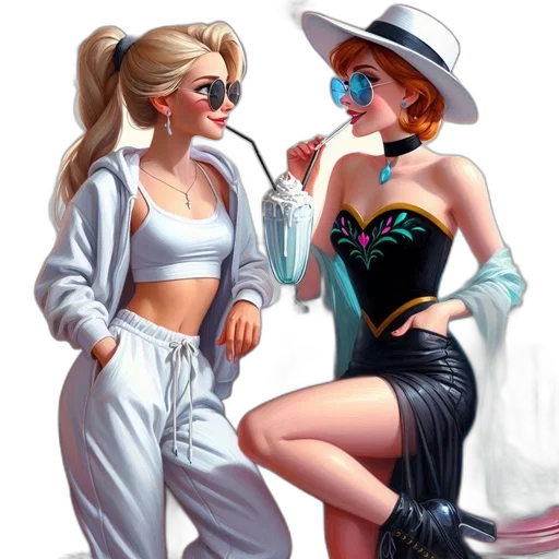 comic book art, concept art, fantasy art, cartoon transparent PNG cut-out