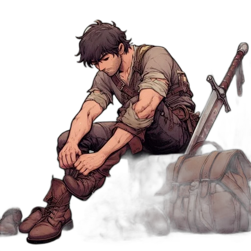weapon, sword, staff, dragon transparent PNG cut-out