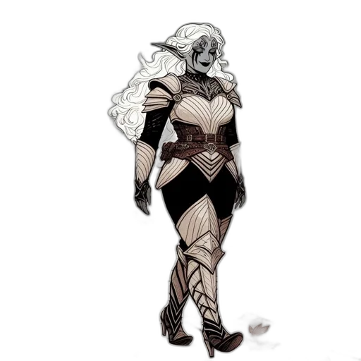 dress, staff, mask, concept art transparent PNG cut-out