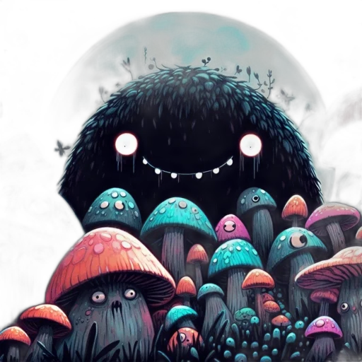 creature, hat, concept art, comic book art transparent PNG cut-out