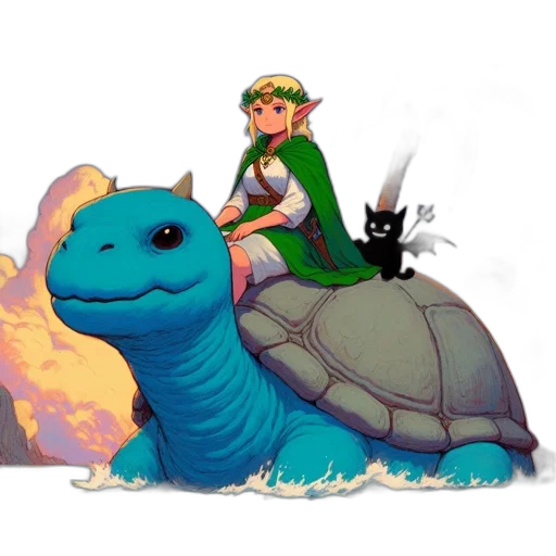 dragon, concept art, fantasy art, pixel art transparent PNG cut-out