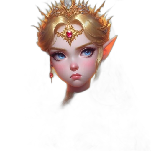 crown, face, staff, mask transparent PNG cut-out
