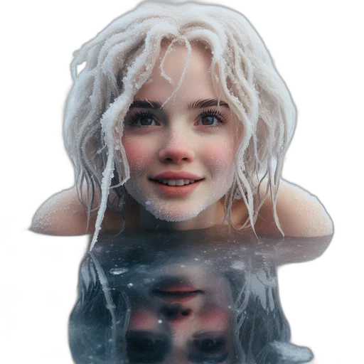 face, creature, mask, hair transparent PNG cut-out