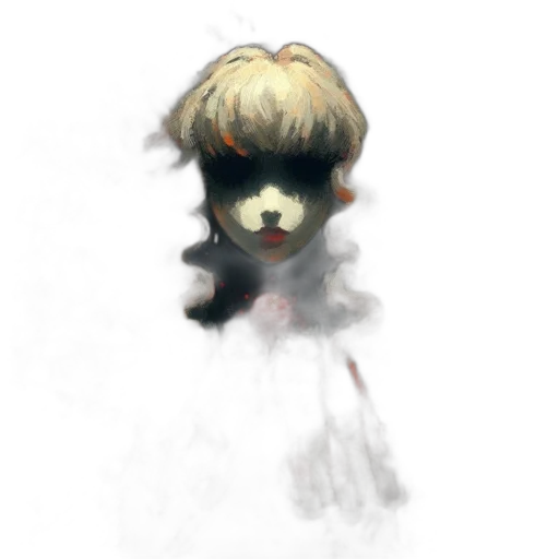 mask, face, creature, hair transparent PNG cut-out