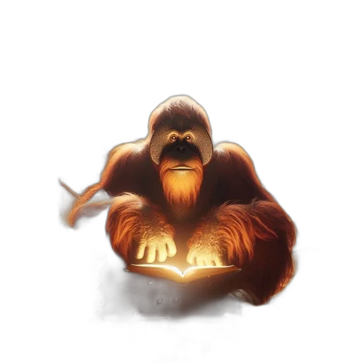 creature, animal, staff, hair transparent PNG cut-out