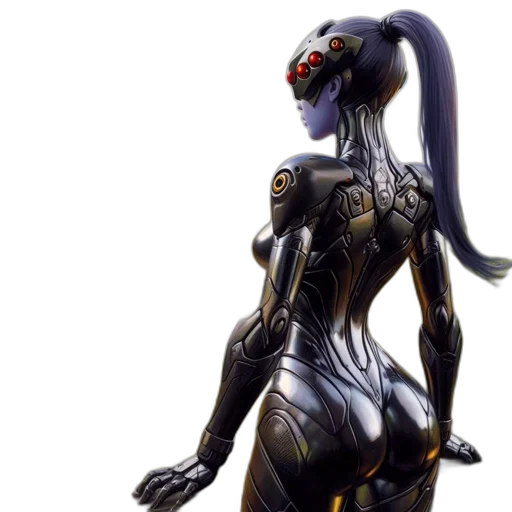 creature, robot, dress, concept art transparent PNG cut-out