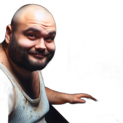 face, creature, staff, weapon transparent PNG cut-out