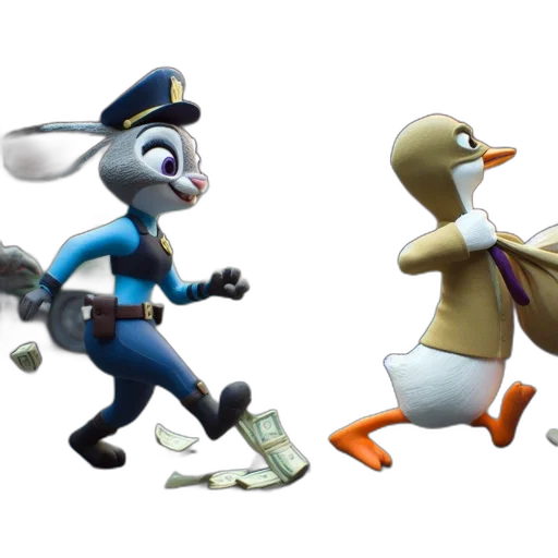 concept art, 3d render, two, characters transparent PNG cut-out
