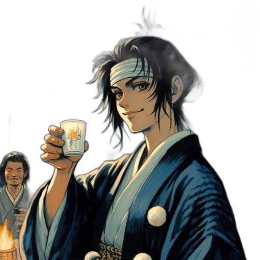 concept art, anime, comic book art, pixel art transparent PNG cut-out